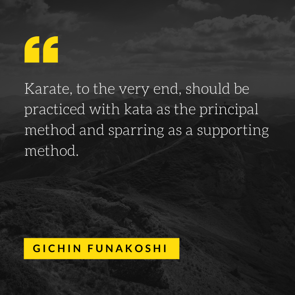 Funakoshi Quote - Kumite